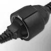 Napájací adaptér QOLTEC 53906 IEC 320 C14 na SCHUKO 16A 250V