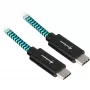 Sharkoon USB 3.2 Gen 2 kábel USB-C konektor samec> čierny/svetlomodrý 1 meter - kábel - digitálny/dátový
