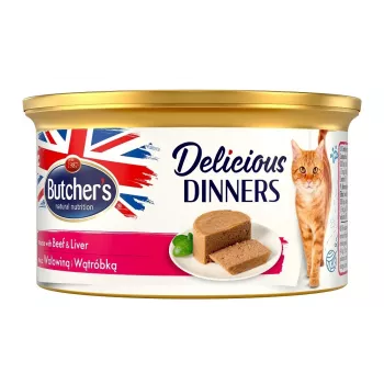 BUTCHER'S Classic Delicious Dinners hovädzie s pečeňou