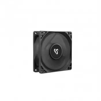 SBOX CF-80/R 80mm skriňový ventilátor - čierny
