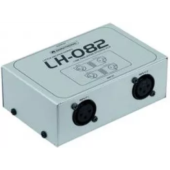 Stereo izolátor linky rack 19 palcov Omnitronic LH-082 2-kanálový