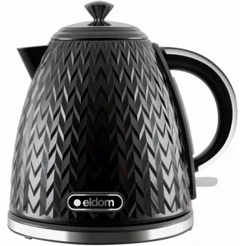 ELDOM NELA kanvica, 1,7 l objem, 2000 W výkon, čierna