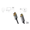 LogiLink CDA0107 videokáblový adaptér 2 m DisplayPort HDMI čierny sivý