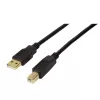 USB kábel LogiLink UA0264 USB 2.0 10 m USB A USB B čierny