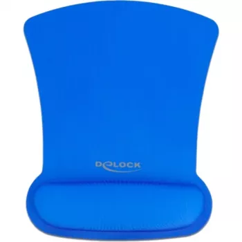 Delock ergonomická podložka pod myš s opierkou zápästia modrá 255 x 207 mm (12699)