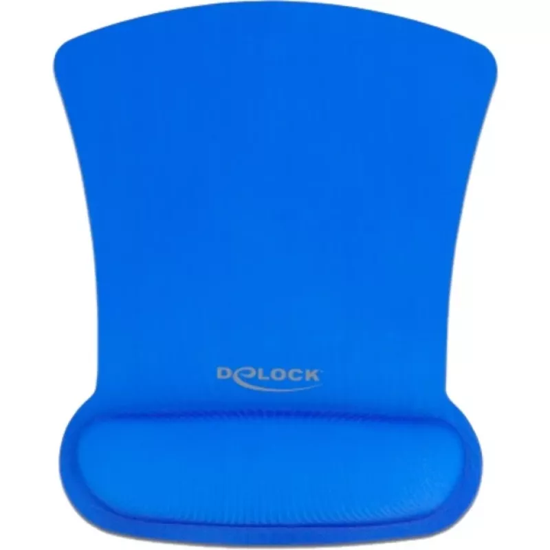 Delock ergonomická podložka pod myš s opierkou zápästia modrá 255 x 207 mm (12699)