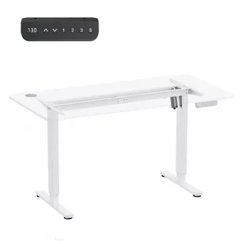 Elektricky výškovo nastaviteľný stôl ergo office ER-400 W — max. výška 1160 mm, max. zaťaženie 80 kg