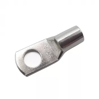 Krimpovacia kruhová káblová koncovka, meď, 10mm² pre kábel, 10 ks