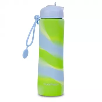 Fľaša na pitie cool pack silikónová fľaša na pitie Z14770 600 ml dievčenská modrá