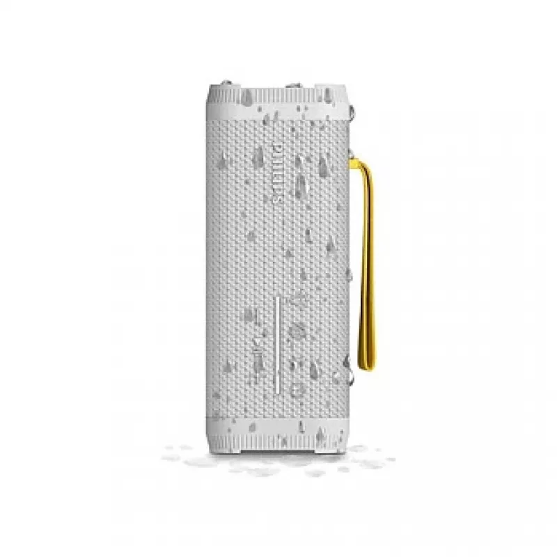 2.1 prenosný reproduktorový systém Philips TAS2000W/00 — 10 W RMS, Bluetooth, IPX5, biela