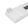 Klávesnica White Shark RONIN biela USB QWERTY 68 klávesov LED