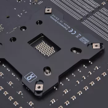 Backplate Alphacool 13071 nehrdzavejúca oceľ čierna 90mm