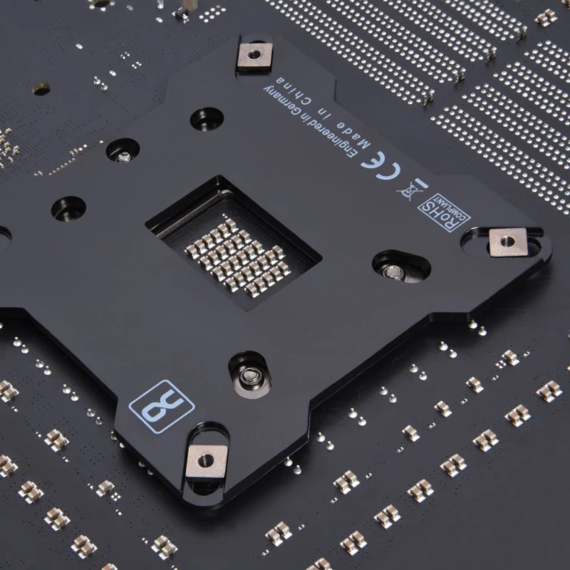 Backplate Alphacool 13071 nehrdzavejúca oceľ čierna 90mm