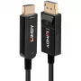Lindy 10m optický hybridný DisplayPort 1.2 na HDMI 18G kábel