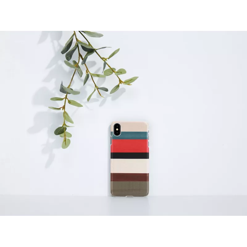 Puzdro na smartphone man and wood pre iPhone X/XS — Corallina White