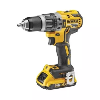 Akumulátorový skrutkovač DeWalt DCD796D2-QW 18V Li-Ion, 2x2Ah, rýchloupínacie skľučovadlo 13 mm, funkcia príklepu, 1,6 kg