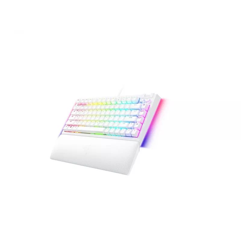 Mechanická herná klávesnica Razer BlackWidow V4 75% USB QWERTY US-angličtina biela