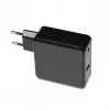 Napájací zdroj pre notebook IBOX IUZ65WA, AC/DC automaticky 100–240V → 18,5–20,5V, 65W, 1×USB, čierny