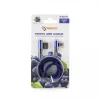 Sbox USB->Micro USB 90 M/M 1.5m USB-MICRO-90BL blueberry modrá
