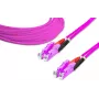 Lightwin vysokokvalitný duplexný LWL patch kábel - MM OM4 - LSH - LSH (LDP-50 LSH-LSH 3.0 OM4)