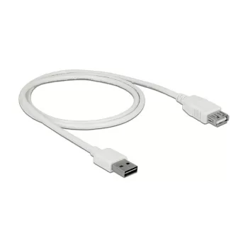 USB kábel DeLOCK 85199 USB 2.0 1 m USB A biely