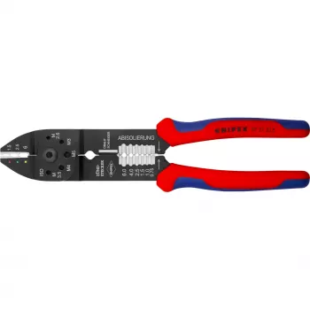Knipex 97 21 215 krimpovacie kliešte krimpovací nástroj čierna, modrá, červená