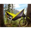 Adventure Hammock Yellowstone AZ-1030413, campingová hojdacia sieť žltá/čierna