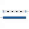 Hyper HyperDrive Flex 4-portový USB-C hub, biely/modrý | HD5201BUGL