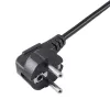 Akyga AK-PC-04A napájací rozdeľovací kábel CEE 7/7 na 2x IEC C13, 1,8 m, čierny
