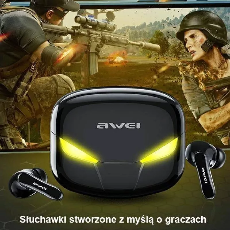 Slúchadlá Awei T35 TWS čierne