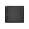 Nástenný rack LANBERG WF03-5309-10B, 9U, 500×350×540 mm, max. zaťaženie 60 kg, čierny