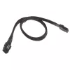 SilverStone CPS02 - SATA- / SAS-kábel - so sidebands - SAS 12Gbit/s - 4-Lane - 4 x Mini SAS (SFF-8087) (W) na 4 x Mini SAS (SFF-8087) (W) - 50cm - S