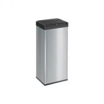Odpadkový kôš Hailo BIG BOX 60L SIL 6460-312, objem 60 L, strieborná
