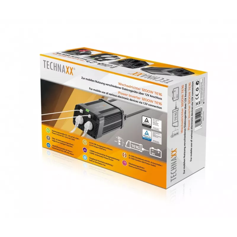 Technaxx TE16 Menič napätia 1200W