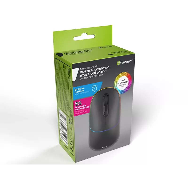 Myš Tracer RATERO RF RF Wireless + USB Type-C