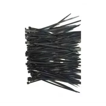 Sťahovacie pásky Gembird NYTFR-250X3.6 nylon čierne 100 kusov