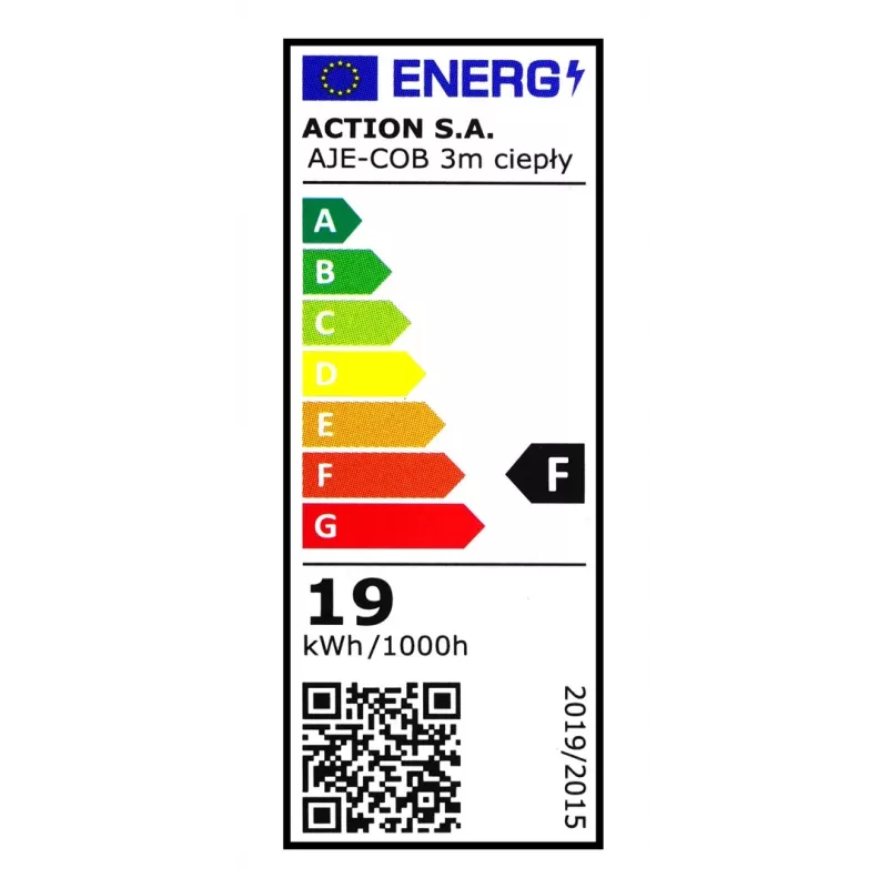 Activejet AJE-COB 3m teplý LED pásik univerzálny LED pásik do interiéru