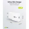 USB-C PD GaN slim rýchlonabíjačka (30 W) (biela)