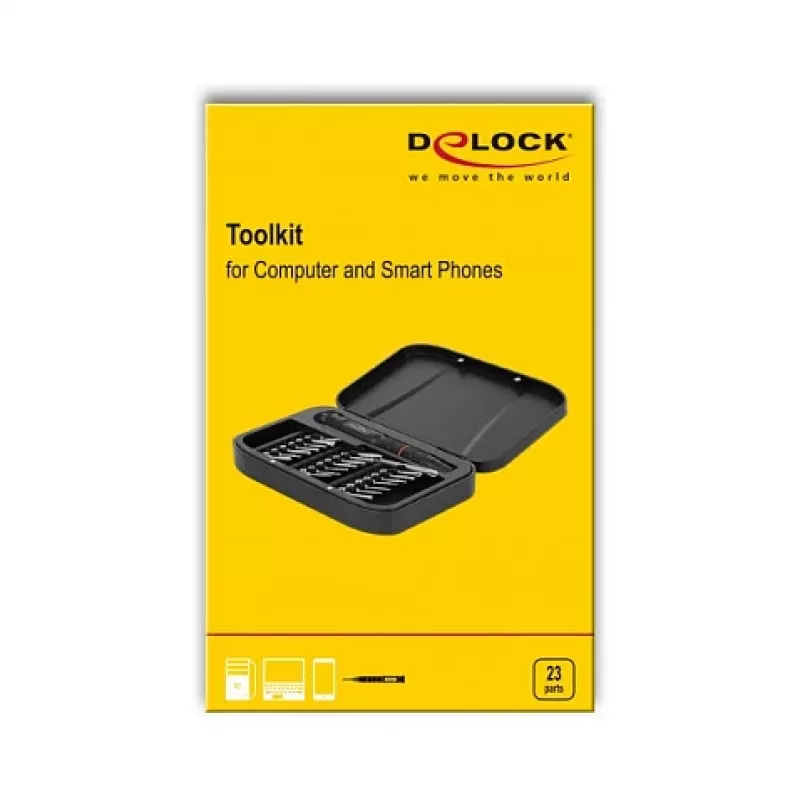DeLOCK 64066 Sada náradia na počítač a smartfón, 23 ks