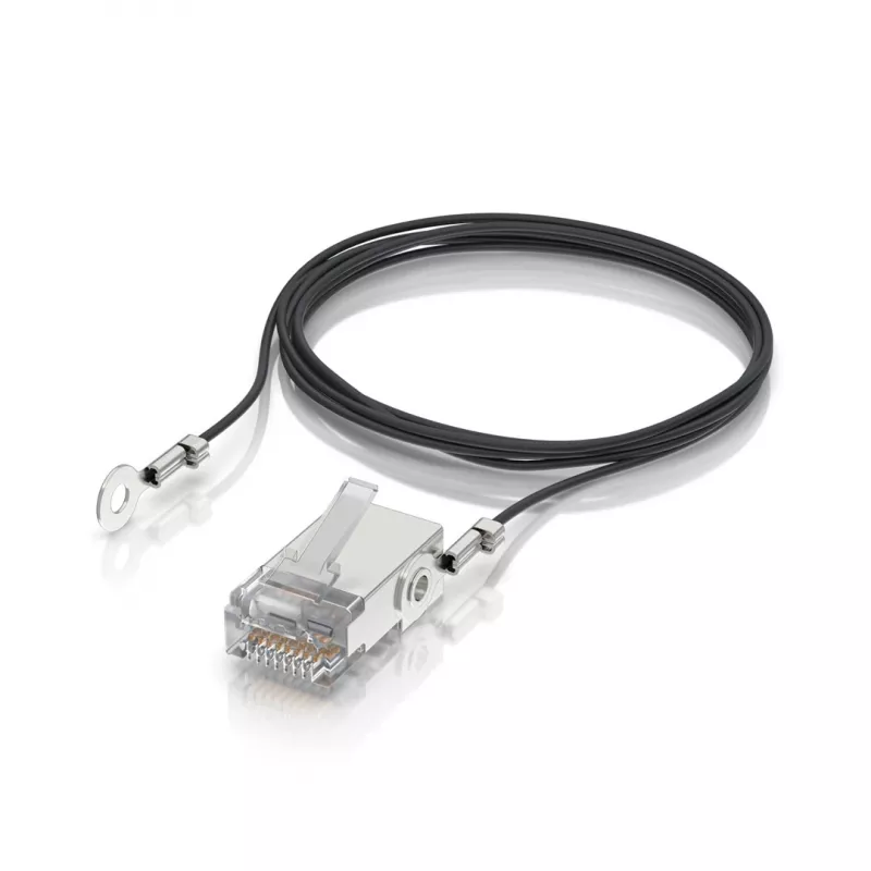 Sieťový kábel Ubiquiti UISP-CONNECTOR-GND 1 m RJ-45 čierny