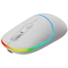 Canyon MW-22 CNS-CMSW22SW myš – 2-in-1 Bluetooth/2,4 GHz – optická – 800/1200/1600 DPI – 4 tlačidlá – RGB podsvietenie – nabíjacia – snehovo-biela