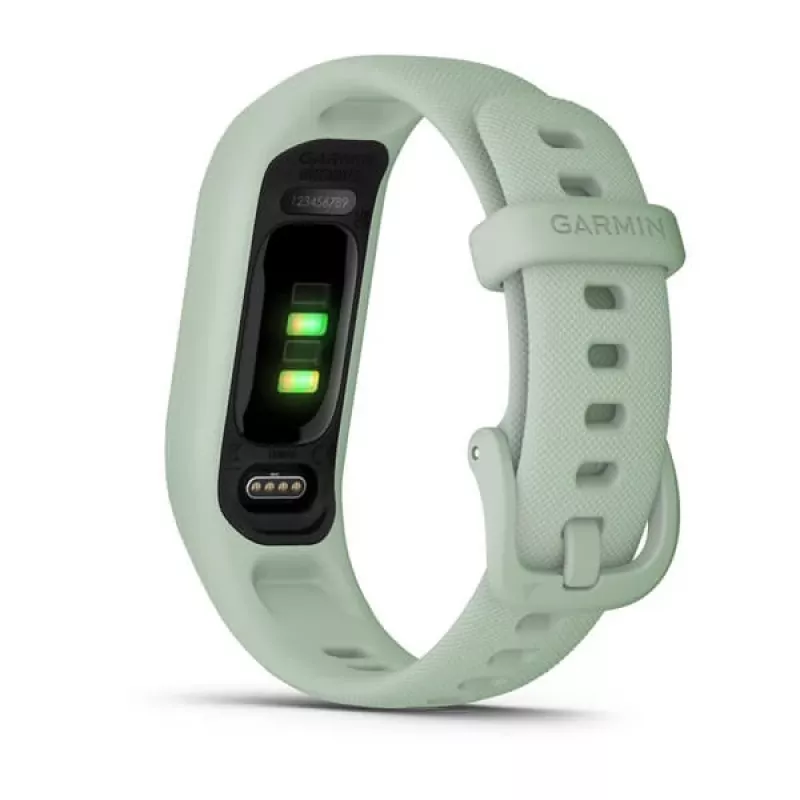 Garmin vívosmart 5 fitness náramok S/M, dotykový OLED displej 88 x 154 pixelov, silikónový remienok, GPS cez smartfón, mätový