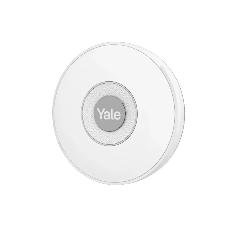 Yale interiérová siréna bezdrôtová sivá, biela