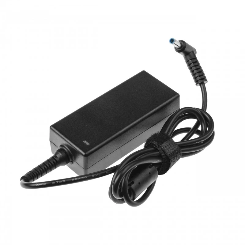 AC-to-DC napájací adaptér pre notebook Green Cell AD74P 45W 19,5V 2,31A pre interiér, čierny