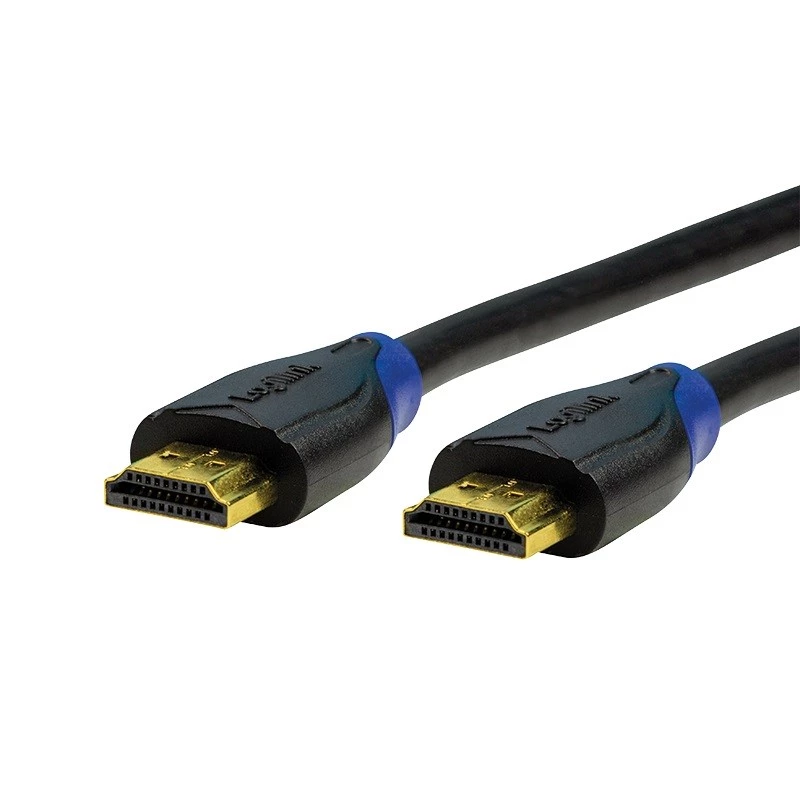 LogiLink CH0065 kábel HDMI 2.0 High Speed s Ethernetom, 4K/60Hz Ultra HD, 3D, pozlátené konektory, 7,5 m, čierny