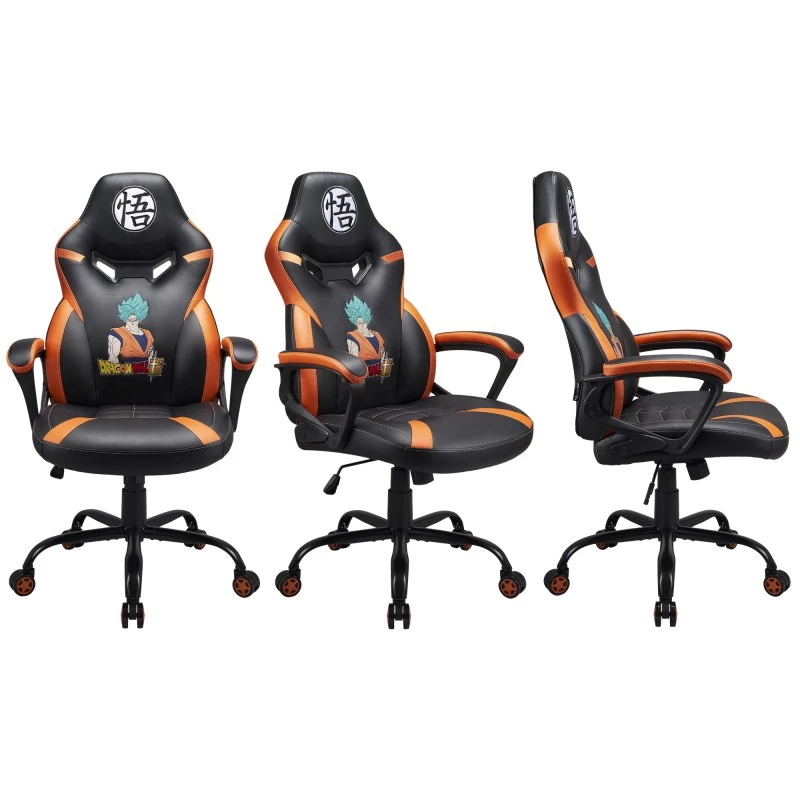 PC herná stolička Subsonic SA5573-D4 čalúnené sedadlo čierna oranžová