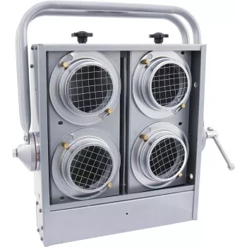 Stage PAR-36 Can Light EUROLITE Audience Blinder 4xPAR-36 strieborná (model 42103420)