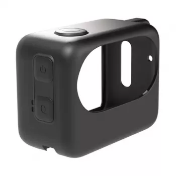 Silikónové ochranné puzdro pre nabíjacie puzdro Insta360 GO 3 od Puluz (čierne) - ochranné puzdro pre nabíjacie puzdro