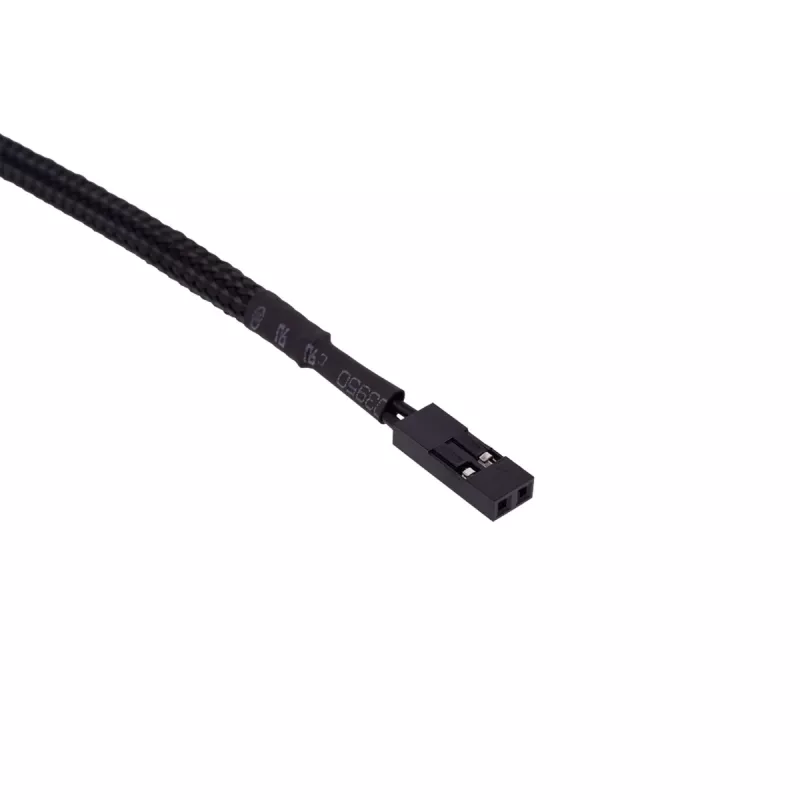 Alphacool Eiszapfen teplotný senzor Plug G1/4 - teplotný senzor pre systém kvapalinového chladenia - hlboko čierny - 50 cm