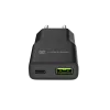 Napájací zdroj NATEC Ribera NUC-2377 — 1×USB-A, 1×USB-C, 3 A výstup